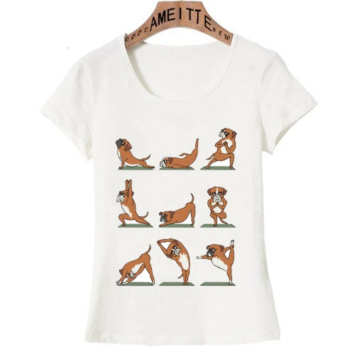 Boxers Doing Yoga T-Shirt